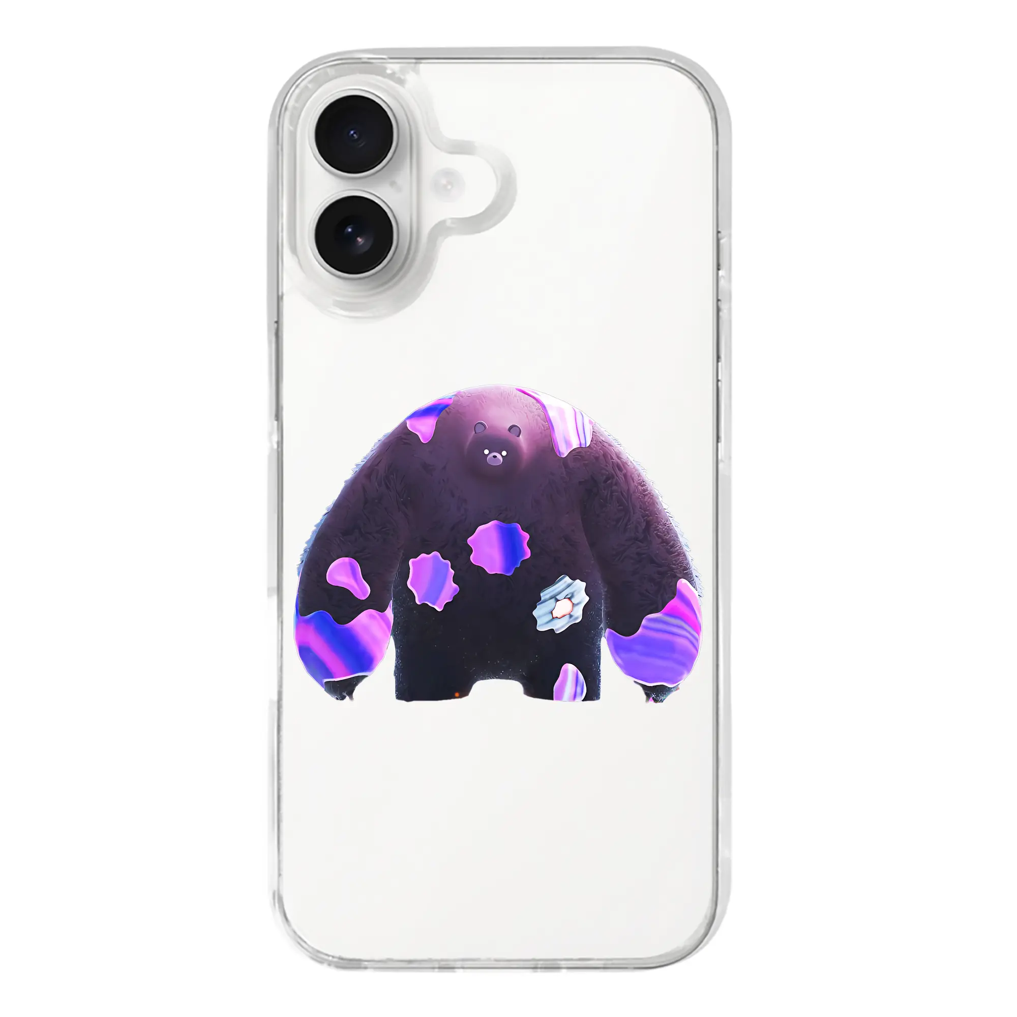 スプラトゥーン グッズ,クマサン - iPhone 17シリーズ 透明スマホケース – 薄型・耐衝撃・精密フィット保護カバー